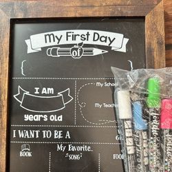 First Day Of school Board 