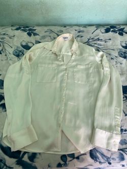 White off long sleeve shirt were a couple times extra small size for women