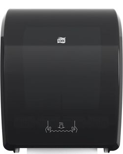 TORK Black Mechanical Paper Towel Dispenser 15.95" W x 12.32" L x 9.32" D