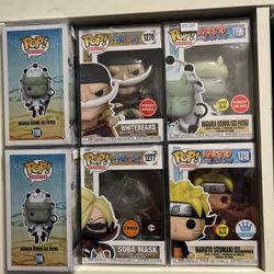 Anime Funko Pops: One Piece, Naruto, Dragon Ball Z, & JJK