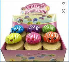 Multicolored Slow Rise Emote Scented Dumpling with steamer