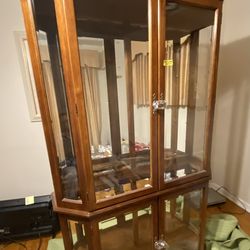 Antique PULASKI  Collectors Cabinet
