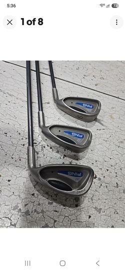 Ping G2 GOLF irons 4,6,8 RH FLEX-R
