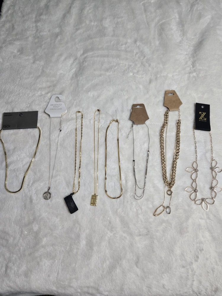 New Set Of 8 Necklaces