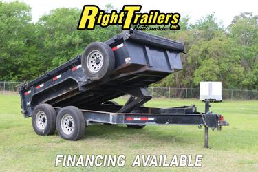 USED 2018 7x12 Lamar Dump Trailer
