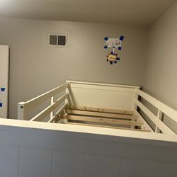 Full/twin Bunk Bed For Sale 