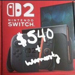 Nintendo Switch 2 New Sealed With Receipt And WARRANTY 