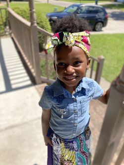 Kids African Skirt Sets