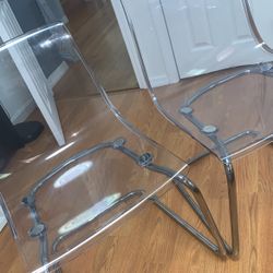 IKEA Clear Plastic Chairs