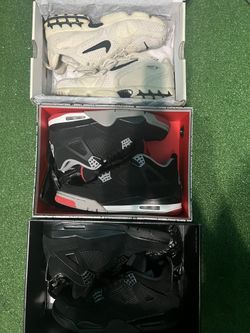 Sz 10 Stussy Spiridon Sz 9.5 Black Cat 4s Sz 9.5 Bred 4s