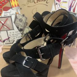 👠Toutenkaboukle Platform buckled Ankle Straps  Sandals Like Brand New 