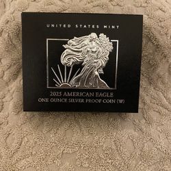 Silver Proof American Eagle 2025 Direct From The United States Mint 