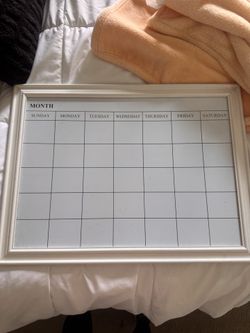 Dry Erase Board Calendar