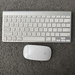 Apple keyboard and mouse