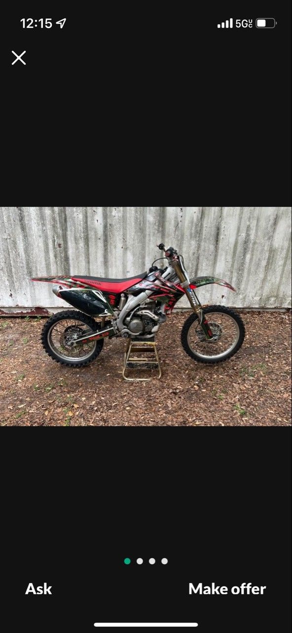 2007 Honda 450crf Bored Out To A 511 Trade For Flower 420