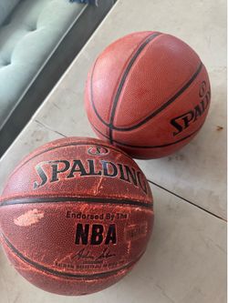 NBA basketballs