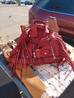 Leather Jacket Purse 👛