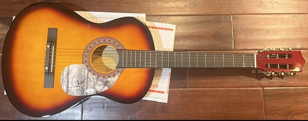 Taylor Swift Signed Guitar JSA Eras Tour Folklore Autographed