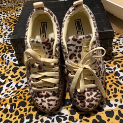 Puma Leopard platform, tennis shoes