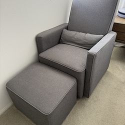 Gray Rocking Chair