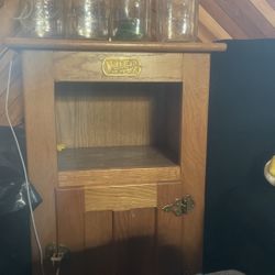 Vintage furniture White Clad Icebox 