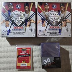 2x 2026 Topps Series 1 mega boxes plus supples