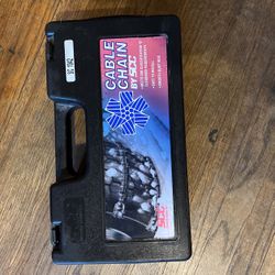 Cable chain for tires
