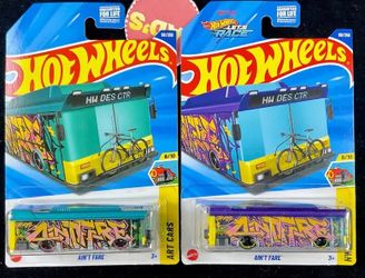 Hot wheels graffiti bus