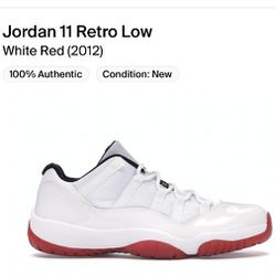 Jordan 11 Retro Low white red (2012) LIGHTLY USED Size 11
