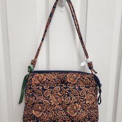 Vera Bradley Original Hipster Lotus Montage Roasted Pecan NWT MSRP $80 Crossbody