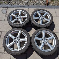Blizzak Winter Tires With Wheels 225/45 R17 5x112 From VW