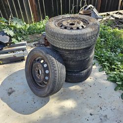 97 Tacoma Stock 5 Lug Rims. All 5