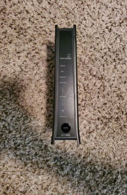 C1100Z Century Link Modem/WiFi Router w/ Power Supply & Cables