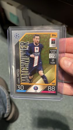 Match 2022/23 Lionel Messi Topps Match  ATTAX