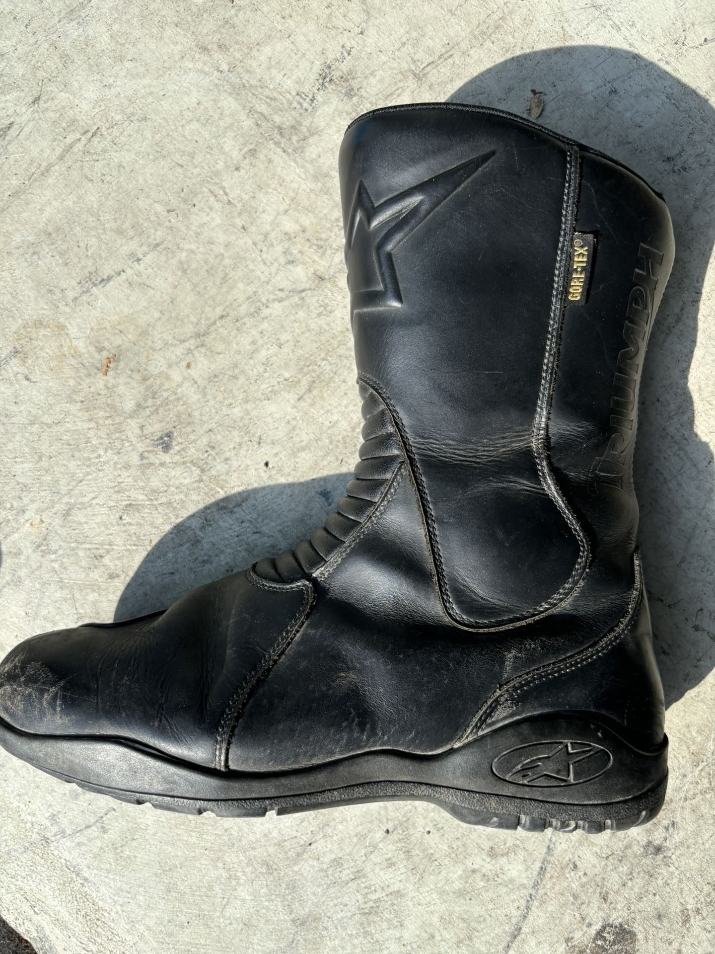 Motorcycle Touring Boots- Leather/Gortex