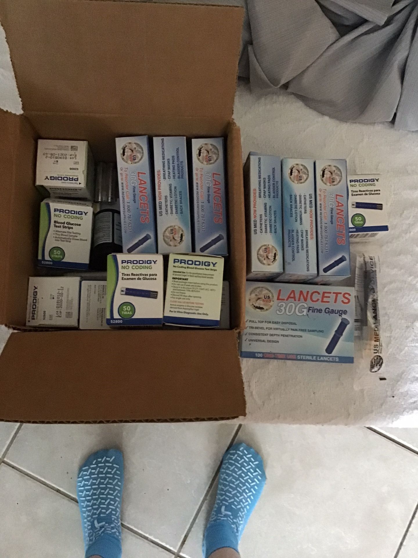 Lancets And Test Strips
