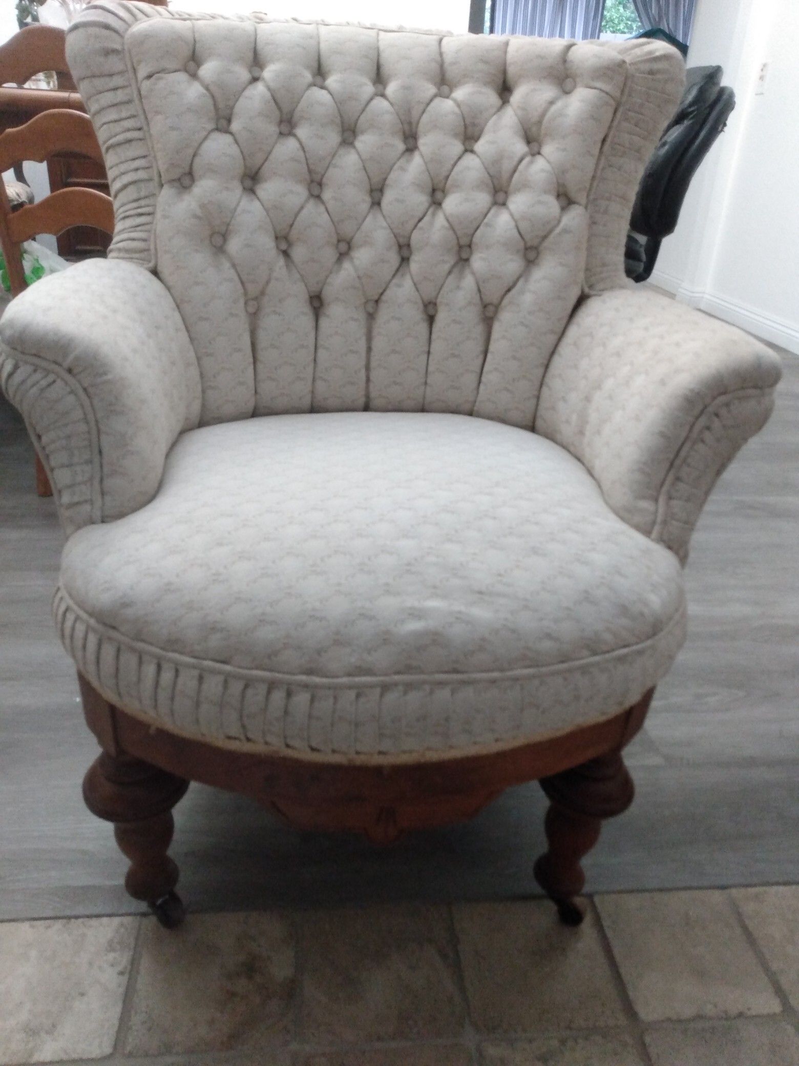 Antique White chair