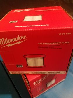 Milwaukee hepa replacement filter 49.90.1900