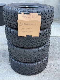 Free all terrain tires 285 70 17