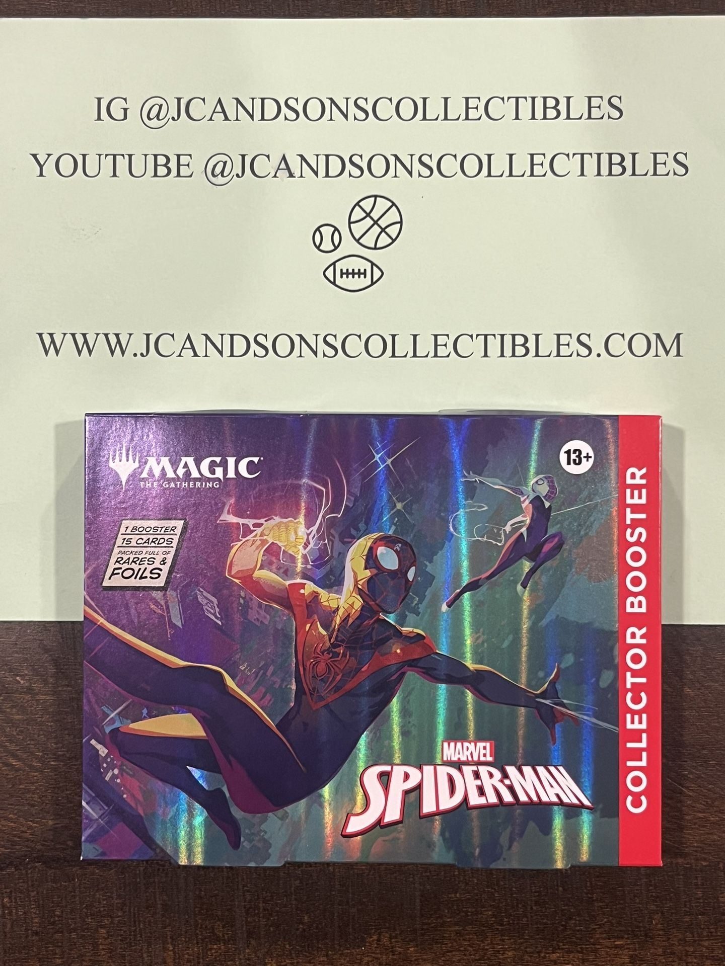 Magic: The Gathering Spider-Man Collector Omega Box Collector Booster Box Sealed