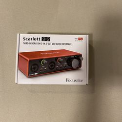 Focusrite Scarlett 2i2 Audio Interface (3rd Gen)