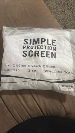 Projection Screen $20