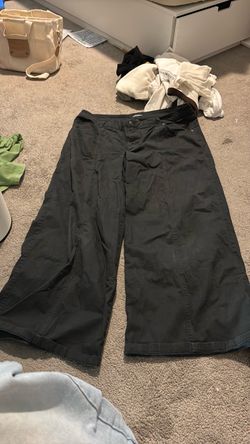 Black Wide-Leg Pants