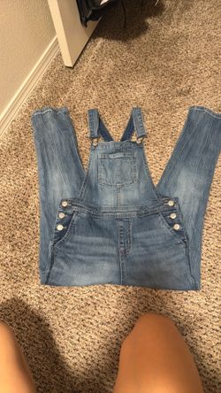 Skinny ripped jeans denim jumpsuit