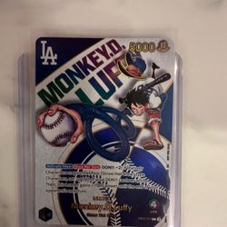 Dodgers Luffy - Unsealed / Raw