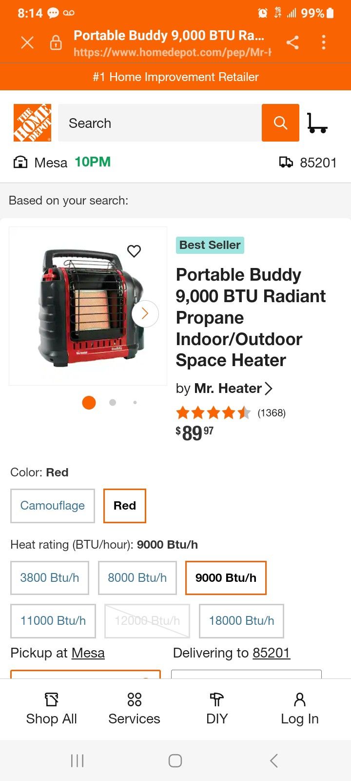 Buddy Portable Heater