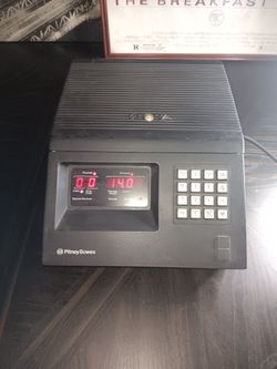 PITNEY BOWES 5042 LED DIGITAL 15lbs SCALE METRIC WEIGHT TESTED