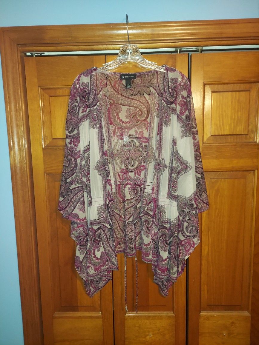 WOMENS 2XL SHAWL FROM INTERNATIONAL CONCEPTS