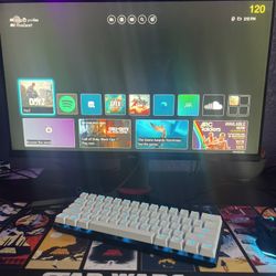 onn 24" FHD (1920 x 1080p) 180hz 1ms FreeSync Gaming Monitor with HDMI and DP Cables, Black  