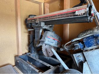 Craftsman radial arm saw